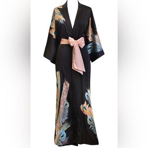Charmeuse Kimono - Watercolor Florals